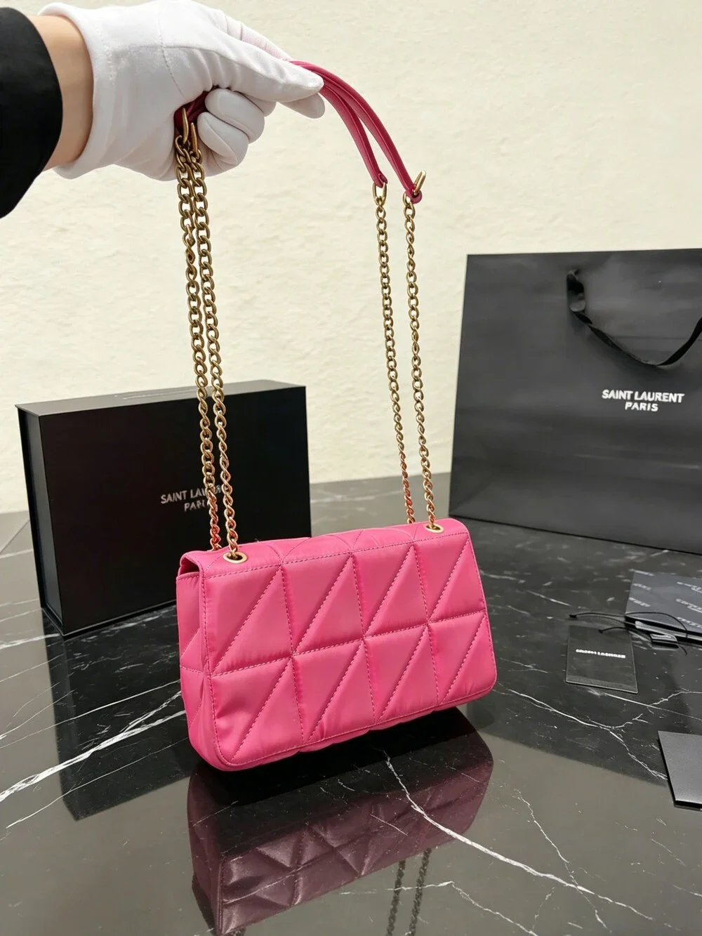YSL Medium Bag in  Pink
